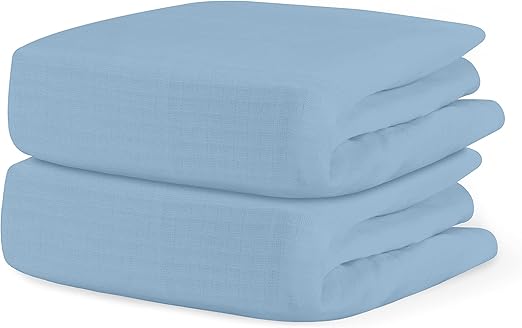 Organic Cotton Fitted Crib Sheet 2-Pack