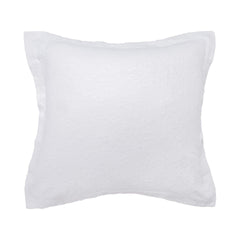 Jardin Matelasse Euro Pillow Sham – 26" x 26" White Cotton