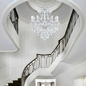 K9 Crystal Maria Theresa Chandelier – 12 or 24 Light, Gold or Silver