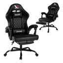 High Back Gaming Chair with Footrest & Lumbar Support