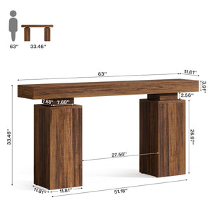 63-Inch Console Table