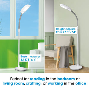 Adjustable LED Floor Lamp with ClearSun Technology