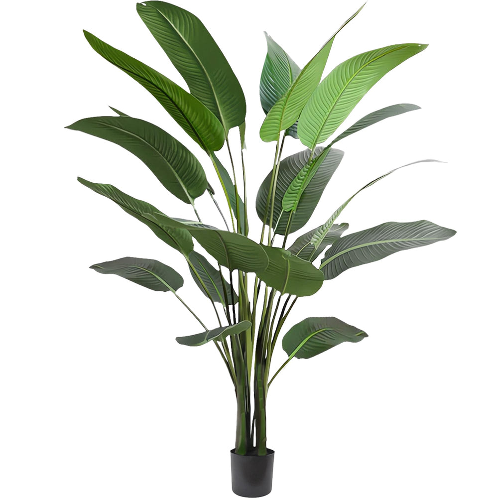 Artificial Bird of Paradise Tree — Large Faux Tropical Indoor Plant