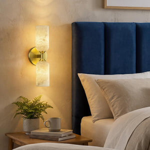 Natural Alabaster Wall Sconce with G9 Bulb