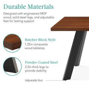 Extendable Dining Table 47–63 Inch