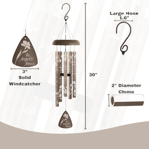 Angels' Arms Memorial Wind Chime – Outdoor Bereavement Decor