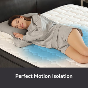 10-Inch Hybrid Pocket Coil Mattress – Euro Top, Medium Firm (Full & Queen)