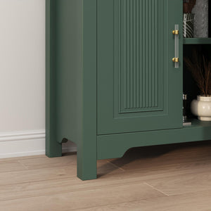 55" Fluted Buffet Cabinet with Storage