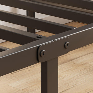 Metal Twin Daybed Frame with Headboard