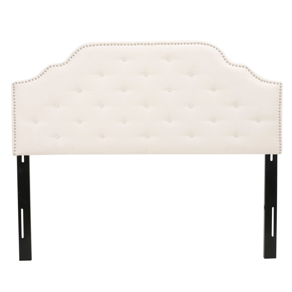 Silas Fabric Headboard – Queen/Full, Ivory