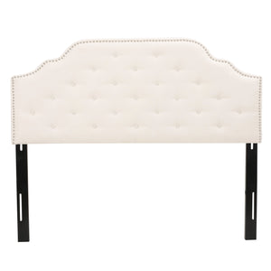Silas Fabric Headboard – Queen/Full, Ivory