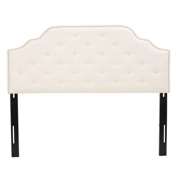 Silas Fabric Headboard – Queen/Full, Ivory