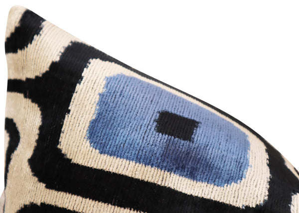 Geometric Velvet Throw Pillow 16" x 24"