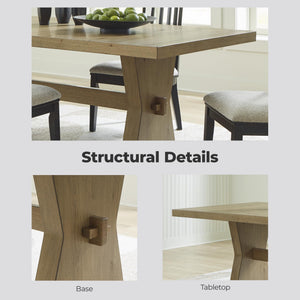 Galliden Farmhouse Dining Table