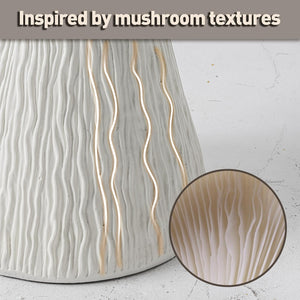 Mushroom Round Concrete Outdoor Side Table