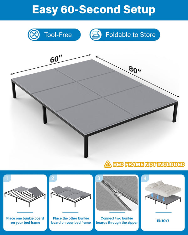 Bunkie Board – Breathable, Heavy Duty Bed Support Board