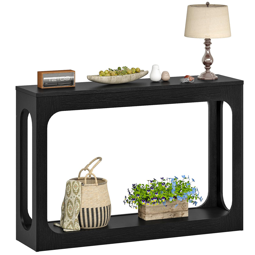 47.2" 2-Tier Console Table with Storage