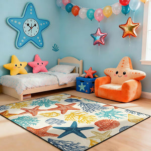 Kids Play Area Rug Non-Slip 5x7 Soft Low-Pile