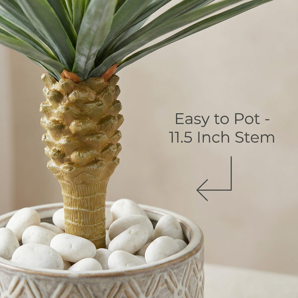 Large Artificial Agave Plant – UV Resistant Faux Succulent Floor Plant