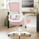 Ergonomic High Back Mesh Office Chair with Lumbar Support & Flip-Up Armrests