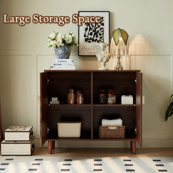 Mid-Century Buffet Cabinet with Storage