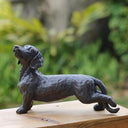 Sleeping Dog Garden Statue – Resin Outdoor Sculpture for Patio, Lawn & Yard