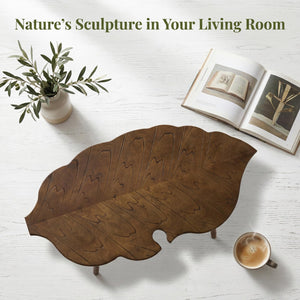 Leaf-Shape Coffee Table