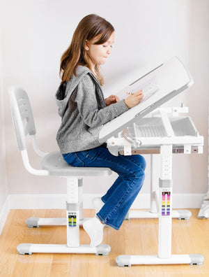 Height Adjustable Kids Desk & Chair Set