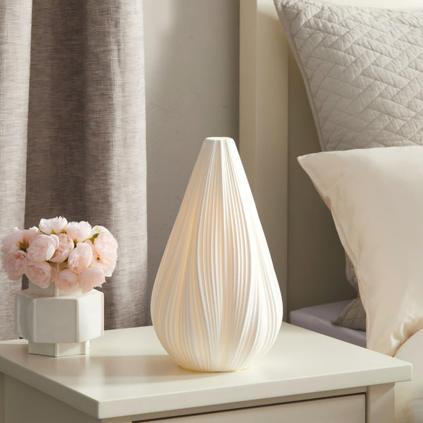 Ceramic Table Lamp – Dimmable, Handcrafted, Warm Ambient Light