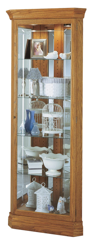Hammond Curio Cabinet II – Golden Wood Display Cabinet