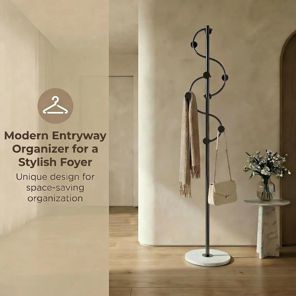 Musical Note Freestanding Coat Rack