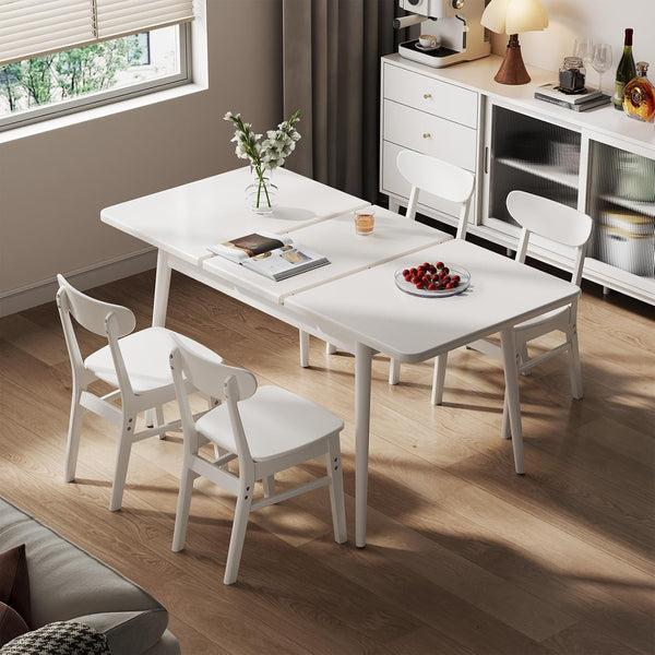 Extendable Solid Wood Dining Table