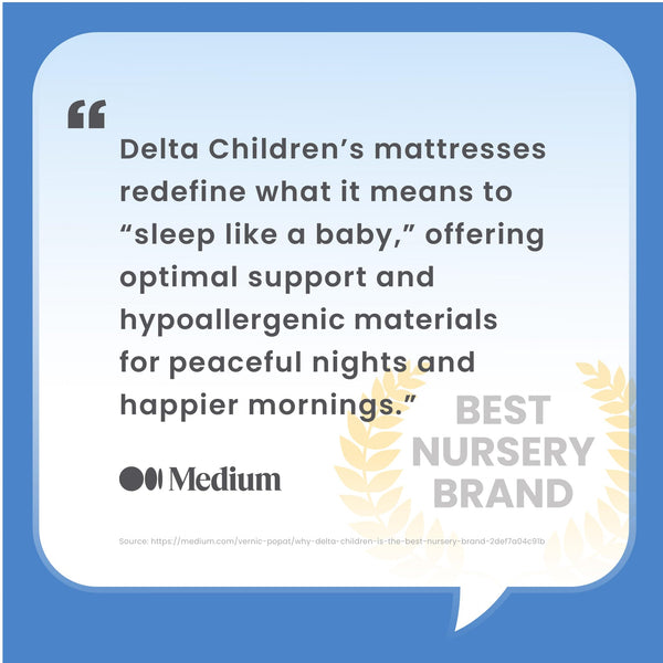 Dual Sided Baby Crib & Toddler Mattress – Waterproof Foam, GREENGUARD Gold Certified