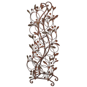 Metal Floor Wine Rack – 10 Bottle Freestanding Organizer