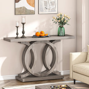 55" Geometric Console Table