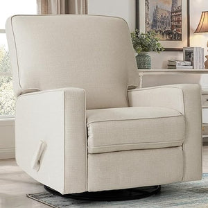 Swivel Glider Rocker Recliner Chair with High Back & Deep Seat
