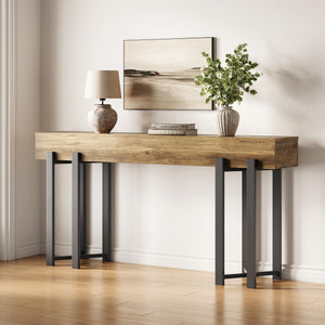 63-Inch Industrial Console Table