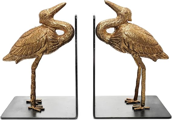 Decorative Iron Bookend Set of 2