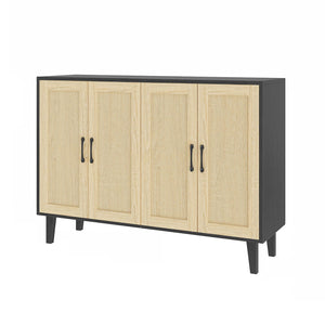Rattan Door Buffet Sideboard Cabinet
