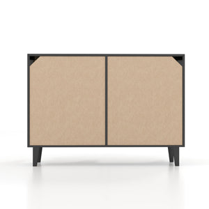 Rattan Door Buffet Sideboard Cabinet