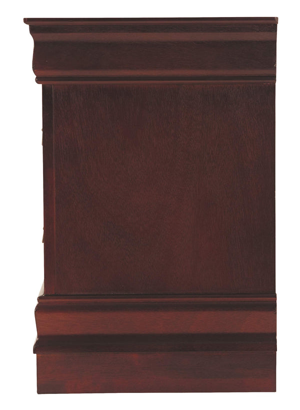 2-Drawer Nightstand with Louis Philippe Moulding