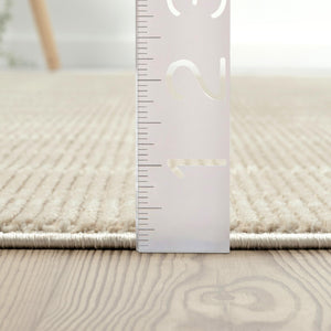 Washable Area Rug – Geometric Cream
