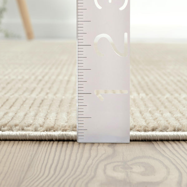 Washable Area Rug – Geometric Cream