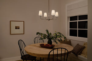 4-Light Mini Chandelier – Metal Ceiling Light Fixture