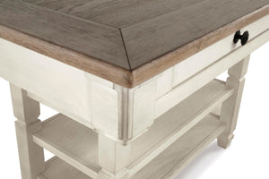 Rectangular Counter Dining Table with Storage