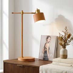 Mid-Century Adjustable Desk Lamp with LED Bulb