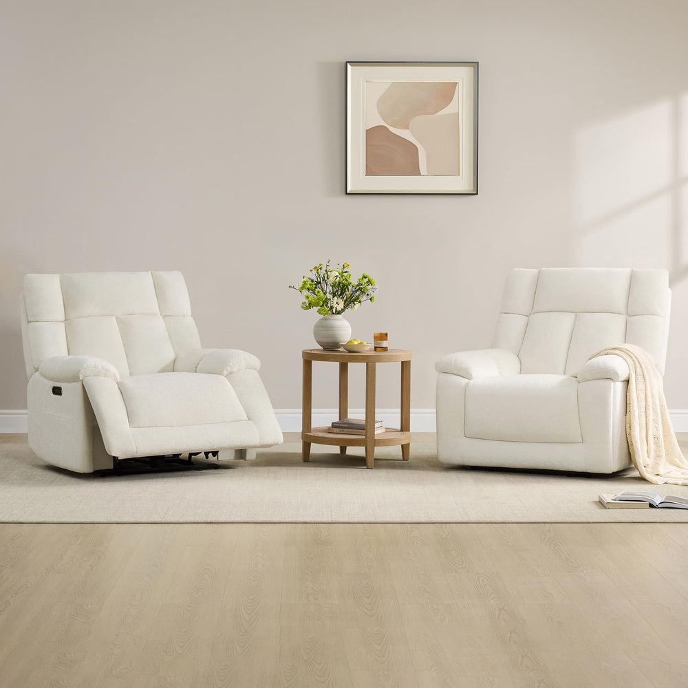 Oversized Power Recliner Chair with Bluetooth Speakers
