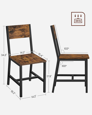 Extendable Dining Table Set with 2 Chairs