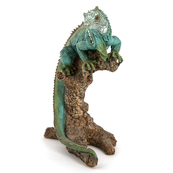 Large Iguana Garden Statue – 22" Tropical Lizard Sculpture