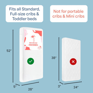 Dual-Sided Foam Crib & Toddler Mattress